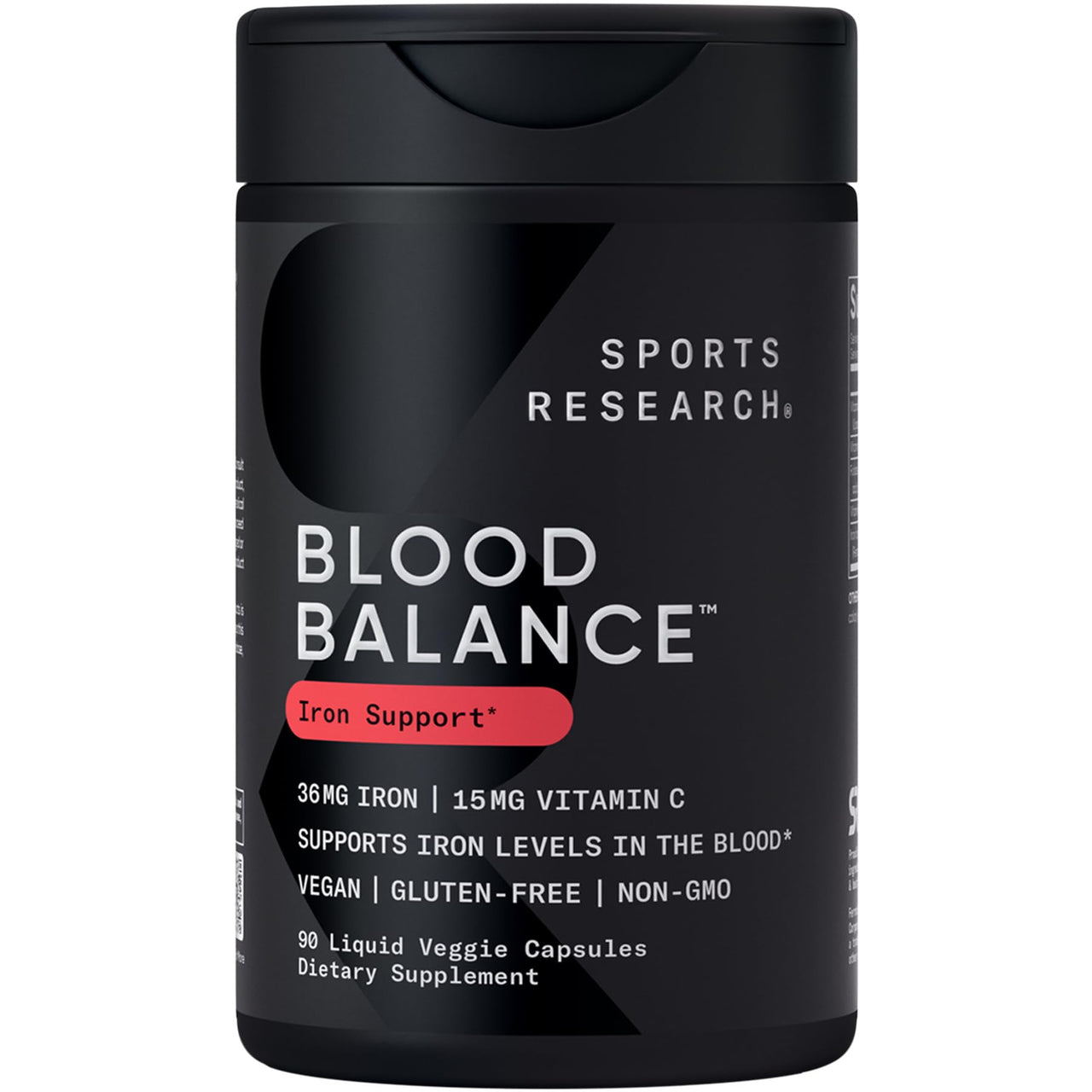 Sports Research® Healthy Hair Pack - Biotin 5,000mcg with Organic Coconut Oil + Multi Collagen Pills Enhanced with Hyaluronic Acid & Vitamin C + Blood Balance Iron Supplement - 36 MG Iron + Folate