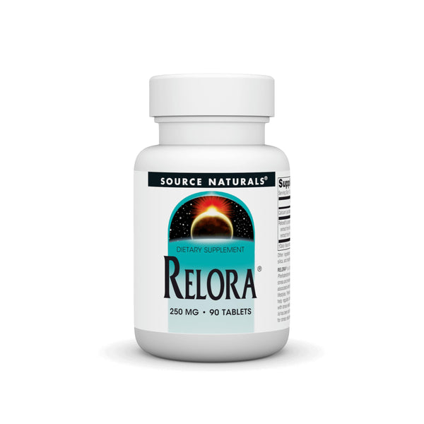 Source Naturals Relora, Promotes Healthy Eating Behavior and Muscle Relaxation Support*, 250 mg - 90 Tablets