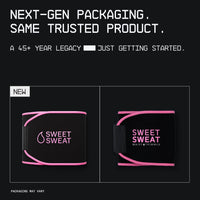 Thumbnail for Sports Research Sweet Sweat® Waist Trimmer for Women and Men - Sweat Band Waist Trainer for High-Intensity Training & Workouts Black/Pink