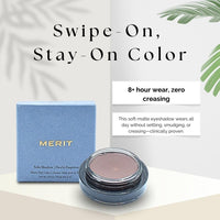 Thumbnail for MERIT Solo Shadow Cream-to-Powder Soft Matte Eyeshadow Nelson