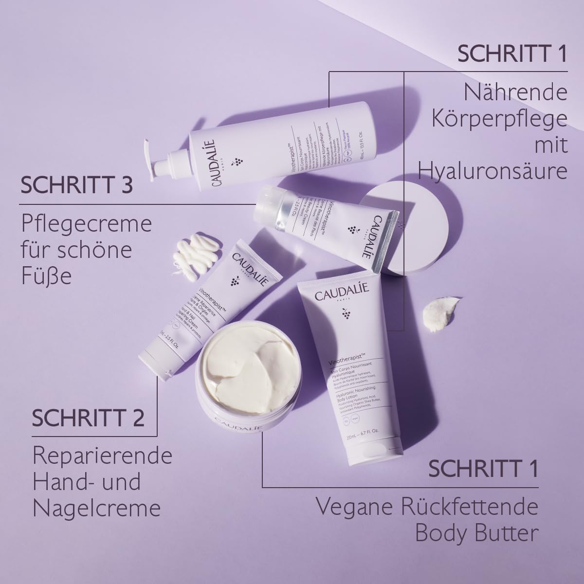Caudalie Vinotherapist Nourishing Body Lotion with Shea Butter, 6.7 Fl Oz (Pack of 1) | Shea Butter, Hyaluronic acid