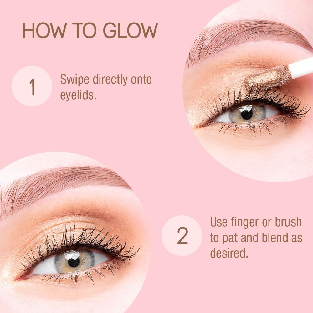 Pixi EyeLift Max Liquid EyeShadow | Long-Wearing, Crease-Free Color | Luminous & Soft-Focus Finish | With Avocado, Rosehip & Mango Seeds Extracts | Mocha | 0.12 oz/3.4 g