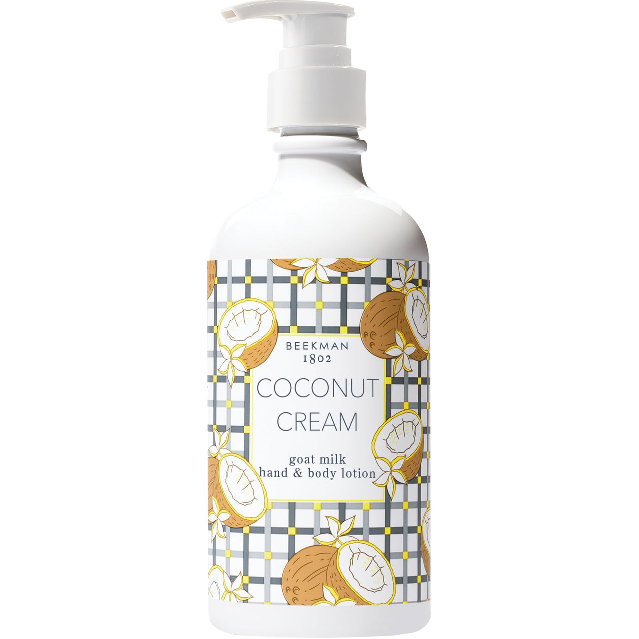 Beekman 1802 Goat Milk Lotion – Body Lotion & Hand Lotion for Dry Skin, Lightweight Non-Greasy Formula with Shea Butter & Jojoba Oil, Cruelty Free, Lotion Pump – Coconut Cream