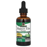 Thumbnail for Nature's Answer Alcohol-Free Slippery Elm 2 Fluid Ounce Extract | Soothes Mucous Membranes | Gluten-Free, Cruelty-Free, Kosher-Certified, Made in The USA | Single Count