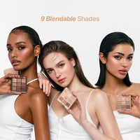 Thumbnail for dasique Shadow Palette #15 Beige Knit l Vegan, Cruelty-Free l 9 Blendable Shades in Smooth Matte and Shimmer Finishes with Gorgeous Pearls
