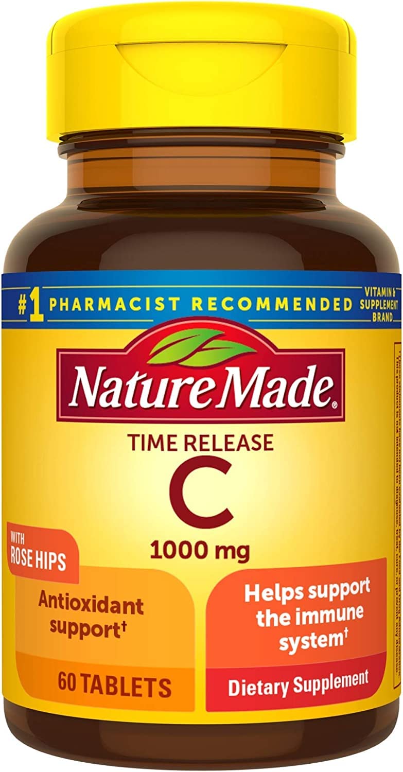 Nature Made Vitamin C 1000 mg Timed Release Tablets 60 ea (Pack of 2)