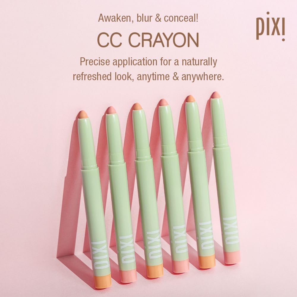 Pixi Beauty CC Crayon Bright Undereye, Concentrated Colour Correcting Pencil Concealer, Neutralize Under-Eye Darkness, For Fair to Tan Skin Tones 1.2g / 0.04oz