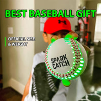 Thumbnail for SPARK CATCH Light Up Baseball, Glow in The Dark Baseball, Sports Gear Accessories Gifts for Boys 8 9 10 11 12 13 14 15 Years Old, Kids Teens All Ages Gift Ideas (Impact-Activated version) (Neon Green)