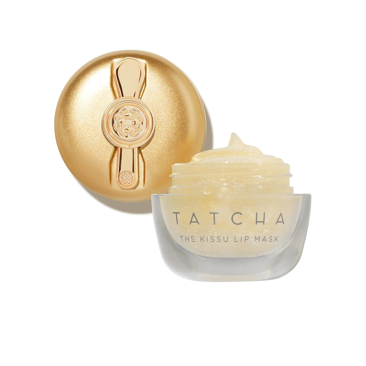 TATCHA The Kissu Shimmer Lip Mask, Visibly Plumps and Softens for Lush Lips with a Glimmer of Gold
