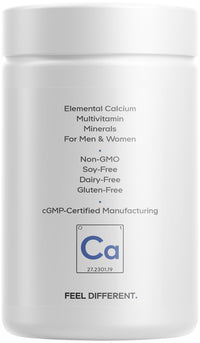 Thumbnail for Codeage Calcium 250mg Supplement, Vitamin D3, Magnesium, Zinc, Copper, Boron, Vitamin K2-2-Month Supply - Elemental & High Calcium Vitamins Pills, Non-GMO - 120 Capsules
