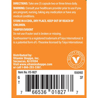 Thumbnail for The Vitamin Shoppe L-Theanine 100MG - Calm Focus, Stress Support & Relaxation, Amino Acid from Green Tea (120 Capsules)