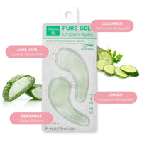 Thumbnail for Earth Therapeutics Pure Gel Underâ€¢Eye - Aloe Vera - 1 pair