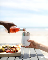 Thumbnail for Stanley GO Everyday Wine Tumbler 10 oz | Press Fit Drink Through Lid | Beverage, Coffee, and Cocktail Cup | Insulated Stainless Steel Wine Glass | BPA-Free | Polar