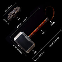 Thumbnail for Sword Valley Thor's Hammer With Base - Nordic Myth Metal War Hammer - 44.5cm/17.5