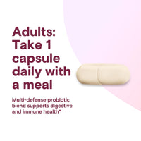 Thumbnail for Phillips' Colon Health Daily Probiotic Capsules, 4-in-1 Symptom Defense to help defend against Occasional Gas, Bloating, Constipation, and Diarrhea, Daily Supplement, 60 Count