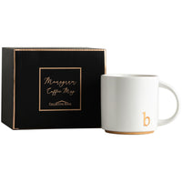Thumbnail for COLLECTIVE HOME - Monogram Ceramic Mugs, 15 oz Golden Initial Coffee Cups, Elegant Alphabet Tea Mugs, Elegant Personalized Mug with Gift Box, Luxurious Cups for Office and Home (b)