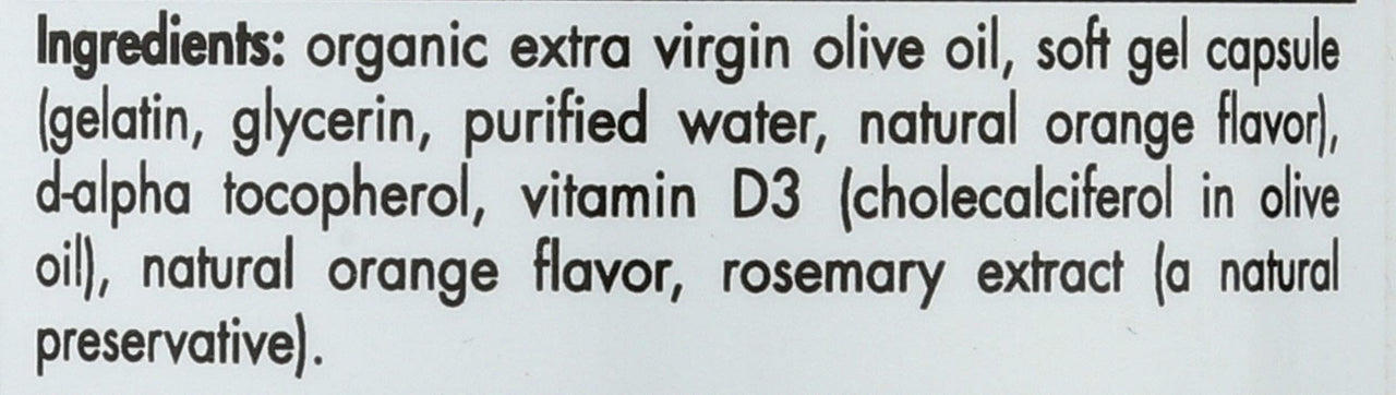 Nordic Naturals, Vitamin D3 1000 IU, 120 Count