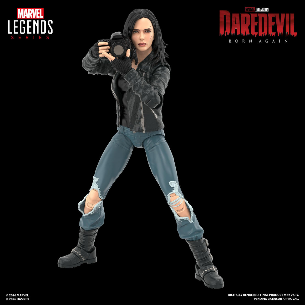 Marvel Legends Series Daredevil: Born Again Daredevil & Jessica Jones, 2 Collectible 6-Inch Action Figures