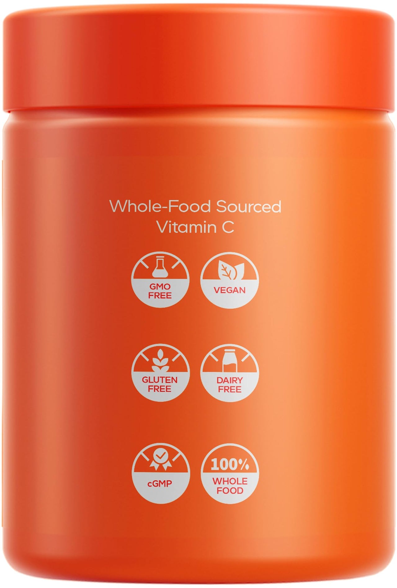Codeage Whole Food Vitamin C Supplement - Acerola Cherry, Camu Camu, Amla Berry & Rose HIPS Blend - Citrus Bioflavonoids - Instantfood Energy Vitamins - 500mg Vitamin C Pills - Non-GMO - 60 Capsules