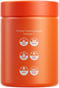 Thumbnail for Codeage Whole Food Vitamin C Supplement - Acerola Cherry, Camu Camu, Amla Berry & Rose HIPS Blend - Citrus Bioflavonoids - Instantfood Energy Vitamins - 500mg Vitamin C Pills - Non-GMO - 60 Capsules