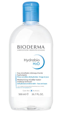 Thumbnail for Bioderma - Hydrabio H2O - Micellar Water - Cleansing and Make-Up Removing - for Dehydrated Sensitive Skin , 16.91 Fl Oz (Pack of 1)