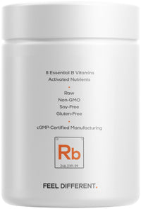 Thumbnail for Codeage Raw Vitamin B-Complex Supplement - Essential B Vitamins with Probiotics, Digestive Enzymes, Fruits & Vegetables - 2-Month Supply - Methylfolate - Biotin - Vitamin B12 - Non-GMO - 60 Capsules