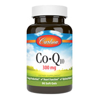 Thumbnail for Carlson - Co-Q10, Co-Enzyme Q10, 300 mg, Energy Production & Heart Function, 60 Softgels