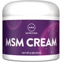 Thumbnail for MRM MSM Cream with Vitamin A & D - Topical MSM Moisturizer Balm for skin health and joint comfort, Hands, Feet, Scar Support & Comfort - 4 Oz