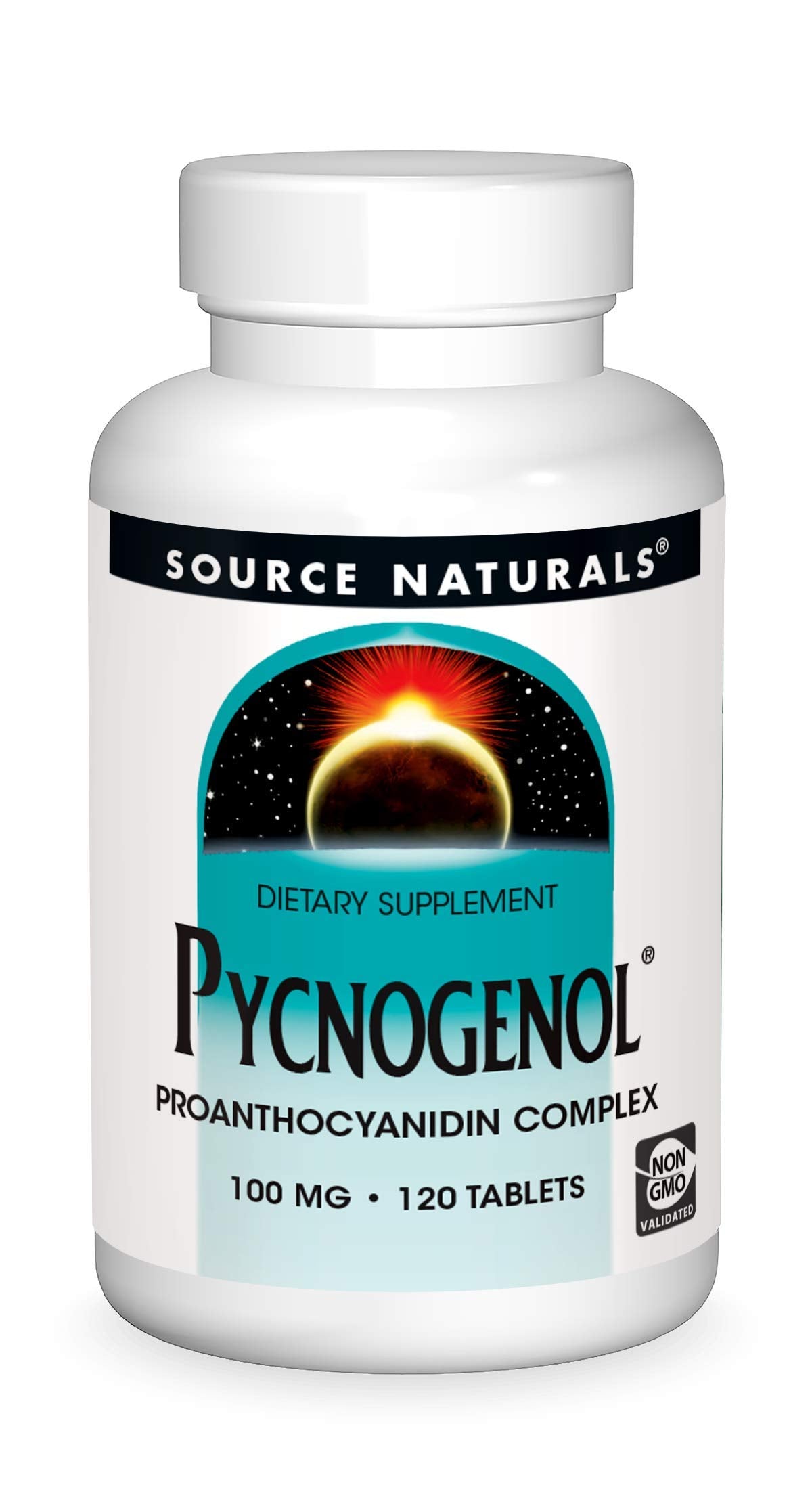 Source Naturals Pycnogenol, Proanthocyanidin Complex, 100 mg - 120 Tablets