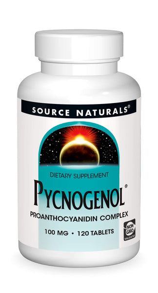 Source Naturals Pycnogenol, Proanthocyanidin Complex, 100 mg - 120 Tablets