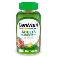 Thumbnail for Centrum MultiGummies Gummy Multivitamin for Adults, Multivitamin/Multimineral Supplement with Vitamins D, B and E, Assorted Fruit Flavor - 18 Count