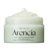 Thumbnail for Arencia Fresh Cloud Sea Salt Body & Scalp Scrub (Green) - Exfoliant, Bump Eraser For Silky Smooth Skin, Korean Skin Care