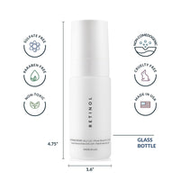 Thumbnail for Retinoid Cream - 4.25% Retinol Night Moisturizer for Face & Neck with Collagen, Peptides & Hyaluronic Acid - Anti Aging Wrinkle Cream, Improves Skin Tone & Texture, 1.4 oz