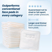 Thumbnail for Clean Skin Club Clean² Pads 2.0 [NEW & IMPROVED EDGES] Guaranteed Not to Shed & Tear Face Pads, Unique Triple Layers, Textured & Ultra Soft Side, Organic Disposable Cotton, Pair with Makeup Remover