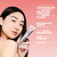 Thumbnail for Erborian Color Correcting CC Cream with Centella Asiatica, Tan (Dore) - Light Multi-Purpose Facial Concealer with Illuminating Finish Soothes & Hydrates - SPF Korean Skincare Skin Perfector - 1.5 Oz