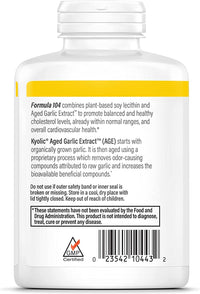 Thumbnail for Kyolic #104 Garlic Extract With Lecithn 300 cap ( two-Pack)