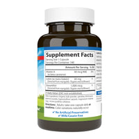 Thumbnail for Carlson - Lutein & Greens, 20 mg, Vision Support & Eye Function, Antioxidant, 180 Vegetarian Capsules