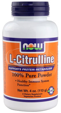 Thumbnail for Now L-Citrulline 100% Pure Powder