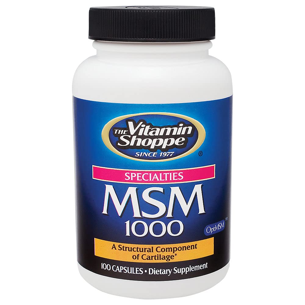 MSM 1000 1000 MG Capsules by The Vitamin Shoppe