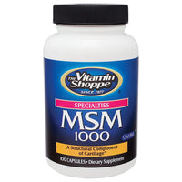 Thumbnail for MSM 1000 1000 MG Capsules by The Vitamin Shoppe