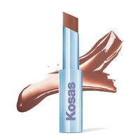 Thumbnail for Kosas Wet Stick Moisturizing Shiny Sheer Lipstick with Ceramides, Hyaluronic acid, Peptides and Mango Butter - Soothes, Softens, and Moisturizes Lips – 100 Degrees