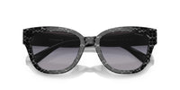 Thumbnail for Coach HC8379U Universal Fit Sunglasses, Grey Pearl Signature C/Grey Gradient, 54 mm