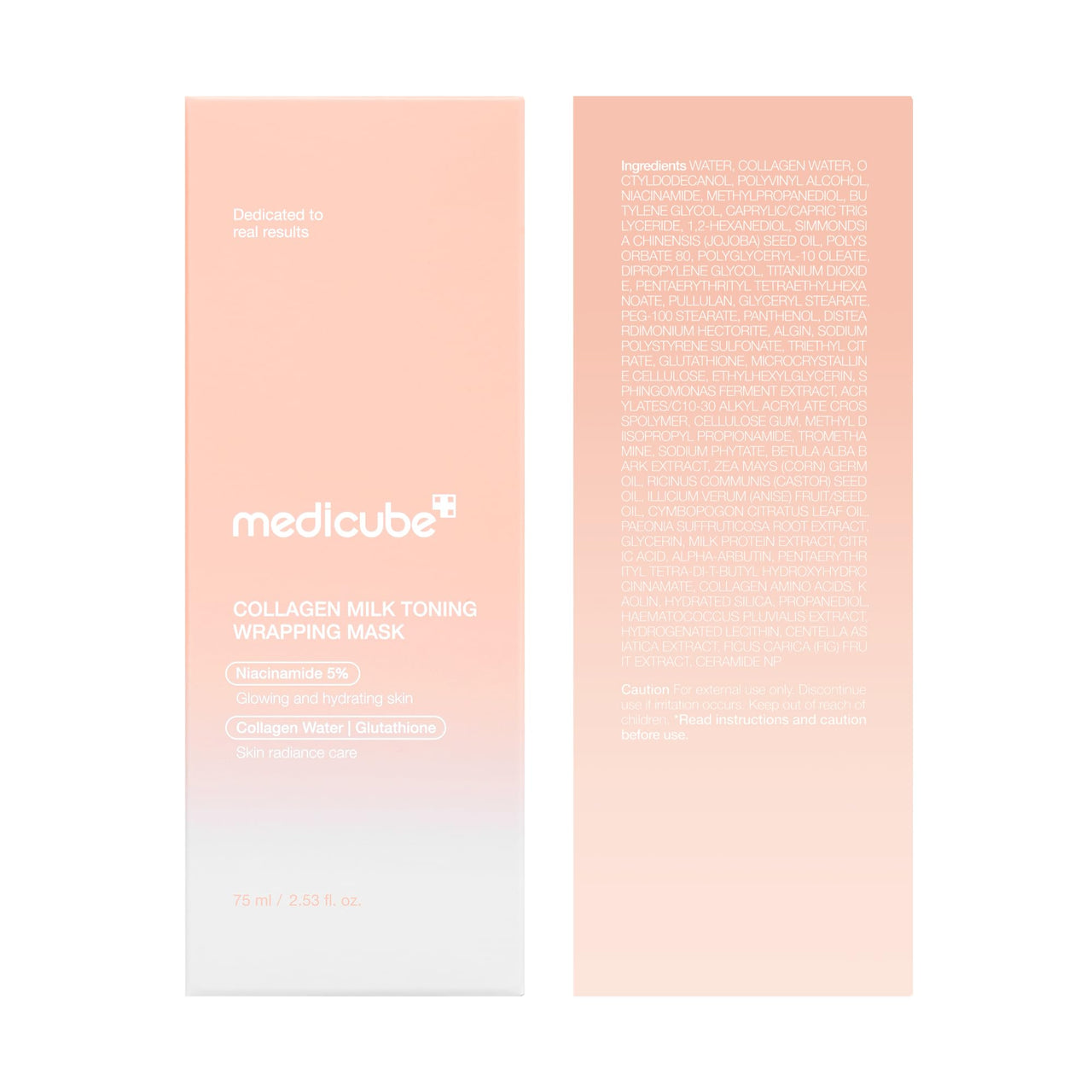 medicube Collagen Glazed Milky Glow Daytime Wrapping Mask | Quick & Easy-to-Peel Mask for Radiance, Hydration & Smooth Texture | Glutathione, Niacinamide, 130Da Collagen for Plumped, Glass Glow Skin
