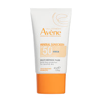 Thumbnail for Avène Mineral Sunscreen Multi-Defense Fluid Tinted SPF 50+, Clean Formula Sunscreen for Sensitive Skin, Reef Friendly, Tint, Non-Whitening, Antioxidant Protection, 1.3 Fl Oz