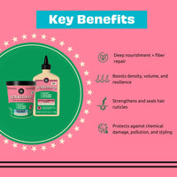 Thumbnail for Lola From Rio Densidade Duo – Strengthening Hair Bundle with Deep Treatment Mask & Acidifying Cream – Boosts Density, Smooths, and Restores for Thinning, Damaged, or Chemically Treated Hair
