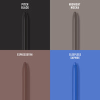 Thumbnail for Maybelline Tattoo Studio Automatic Gel Pencil Waterproof Eyeliner, Blendable, Smudge Resistant, Matte Eyeliner For Up To 36HR Wear, Pitch Black (Smokey Black), Packaging May Vary
