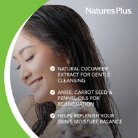 Thumbnail for NaturesPlus Cucumber Cleansing Bar - 3.5 oz - Face & Body Cleanser - Gently Cleanses & Hydrates Skin with Botanical Oils & Essential Nutrients - All Skin Types - Cruelty Free