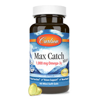 Thumbnail for Carlson - Teen's Max Catch Minis, 1000 mg Omega-3s, Brain Health, Vision Support, Mood Health, 60 Softgels