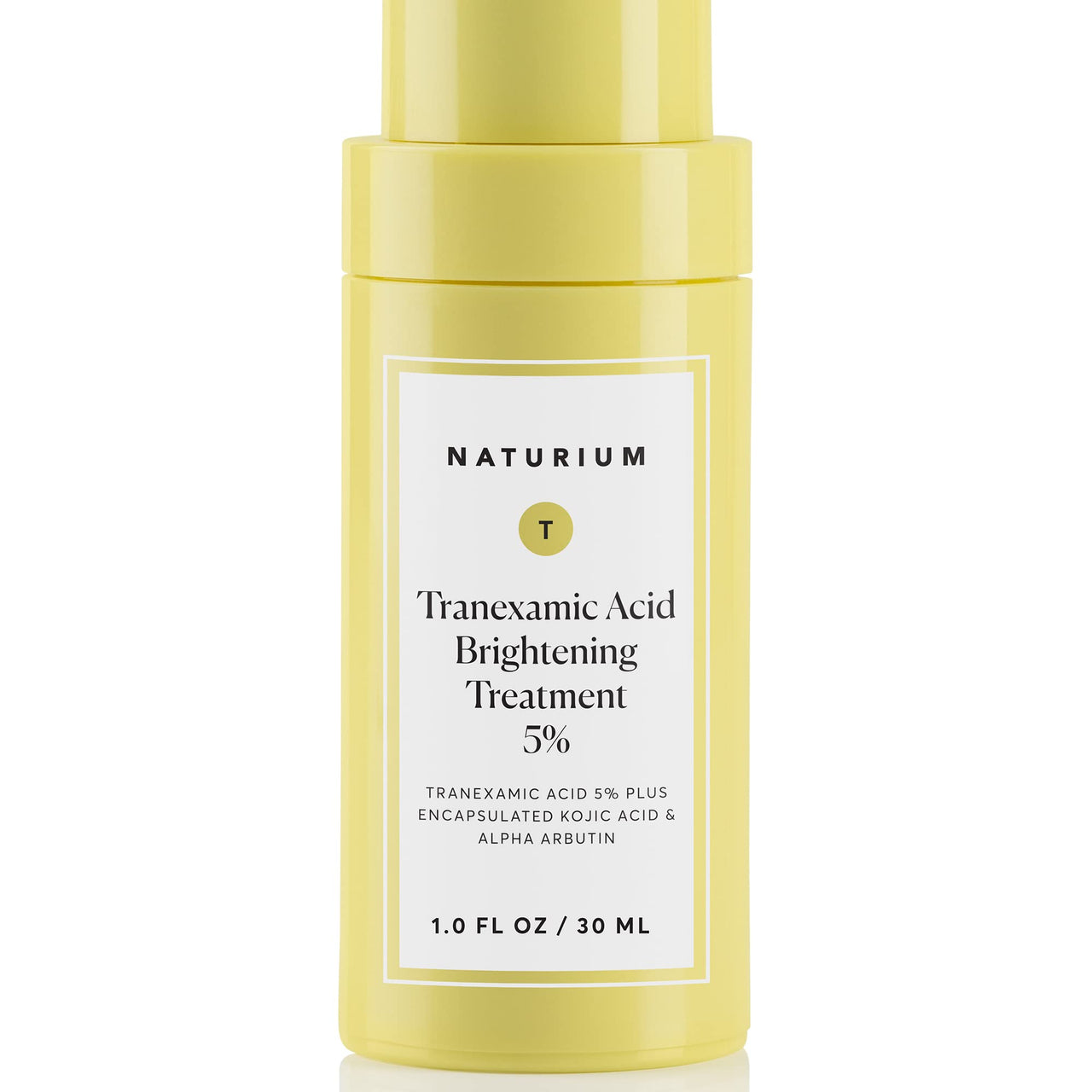 Naturium Multi-Bright Tranexamic Acid Treatment 5%, Skin Care with Encapsulated Kojic Acid & Alpha Arbutin, 1 Fl Oz