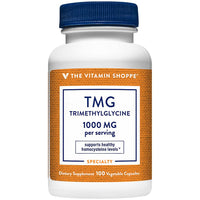 Thumbnail for The Vitamin Shoppe TMG a Trimethylglycine a Supports Healthy Homocysteine Levels a 1,000 MG (100 Capsules)